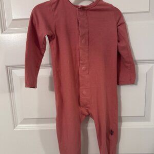 Magnetic Me Mauve footie pajamas